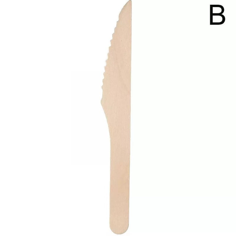disposable wooden knife