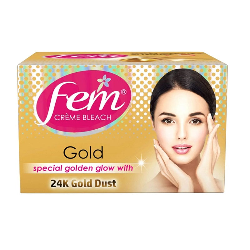 fem bleach cream gold