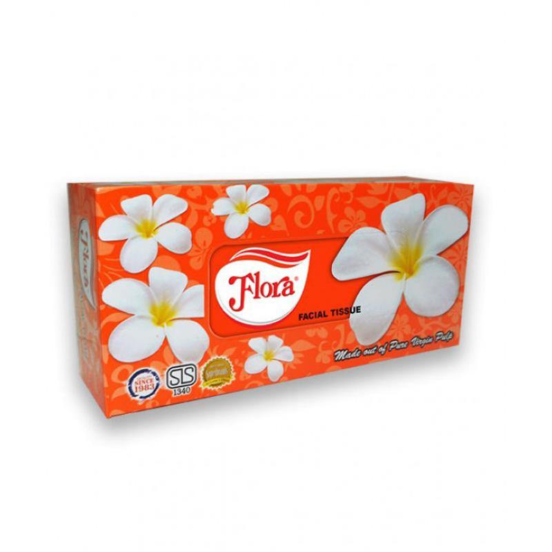 Flora 2-Ply Facial Tissue Box 160 Sheets - Bamagate