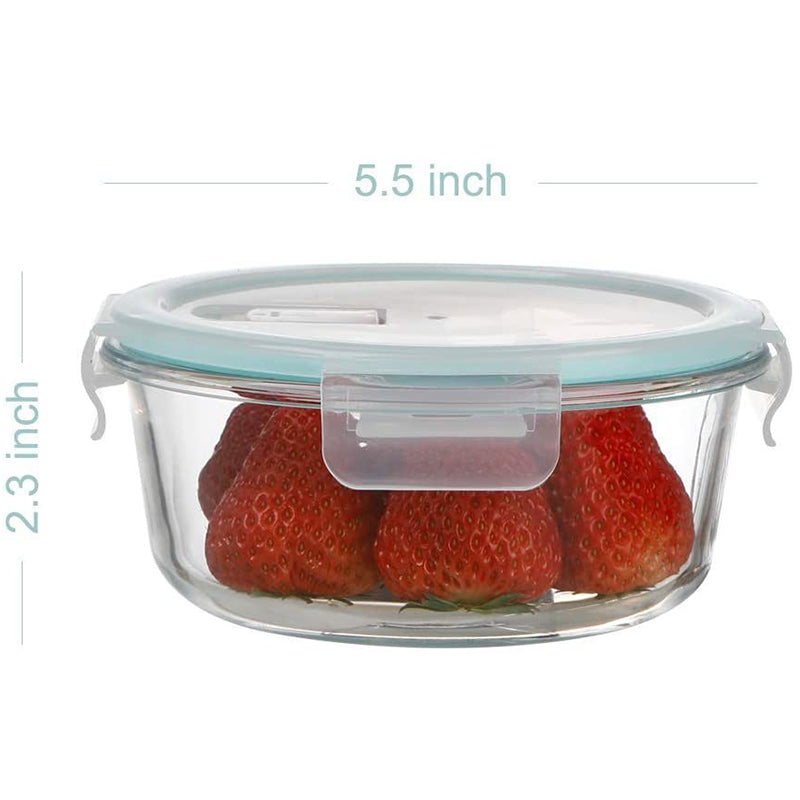 food storage glass dish