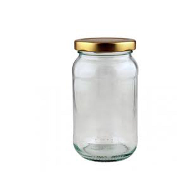 glass sealed jam bottle