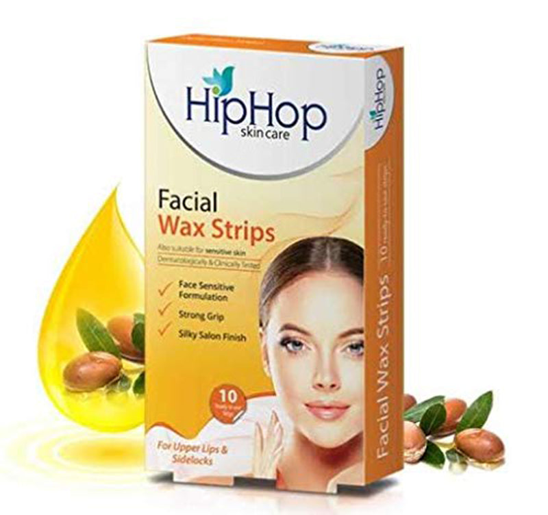 hip hop facial wax strips
