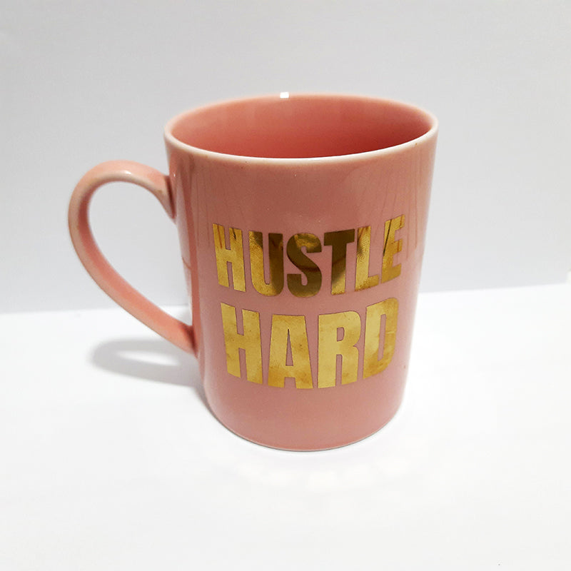 hustle hard ceramic coffee mug
