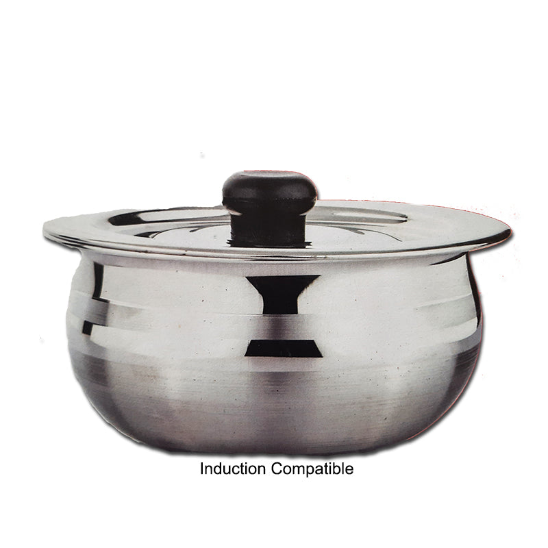 Stainless Steel Cooking Pot with Lid 22 CM