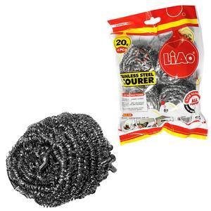 LIAO Stainless Steel Scrubber - 4 PCS - Bamagate