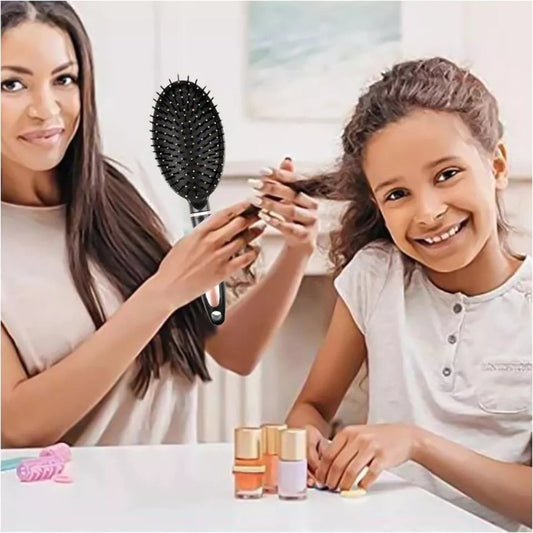 massage oval hair brush