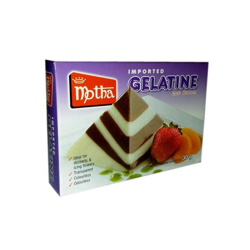 Motha Gelatine for Dessert and Icing 30 g - Bamagate