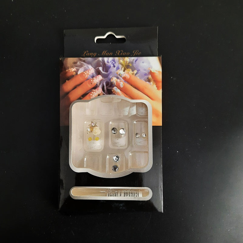 False Nail Tips & Glue 10 Pcs