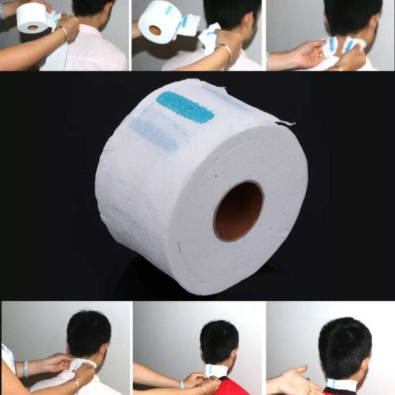 neck paper roll barber