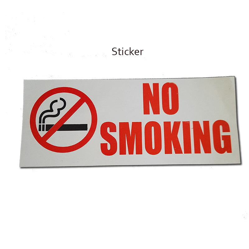 No Smoking Sign Sticker for House & Business