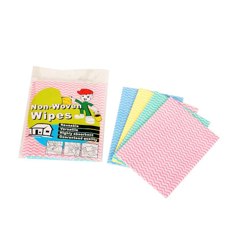 10 Pcs/Sheet Non-woven Kitchen Cleaning Cloth Disposable Eco-friendly Rags Wiping - Bamagate
