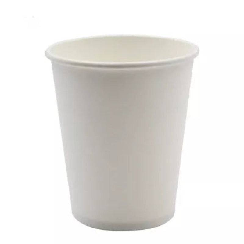 Single white 200 ml disposable paper cup, eco-friendly and sturdy for hot beverages. Explore affordable disposable cup options in Sri Lanka.