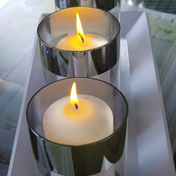 pillar candle unscented white