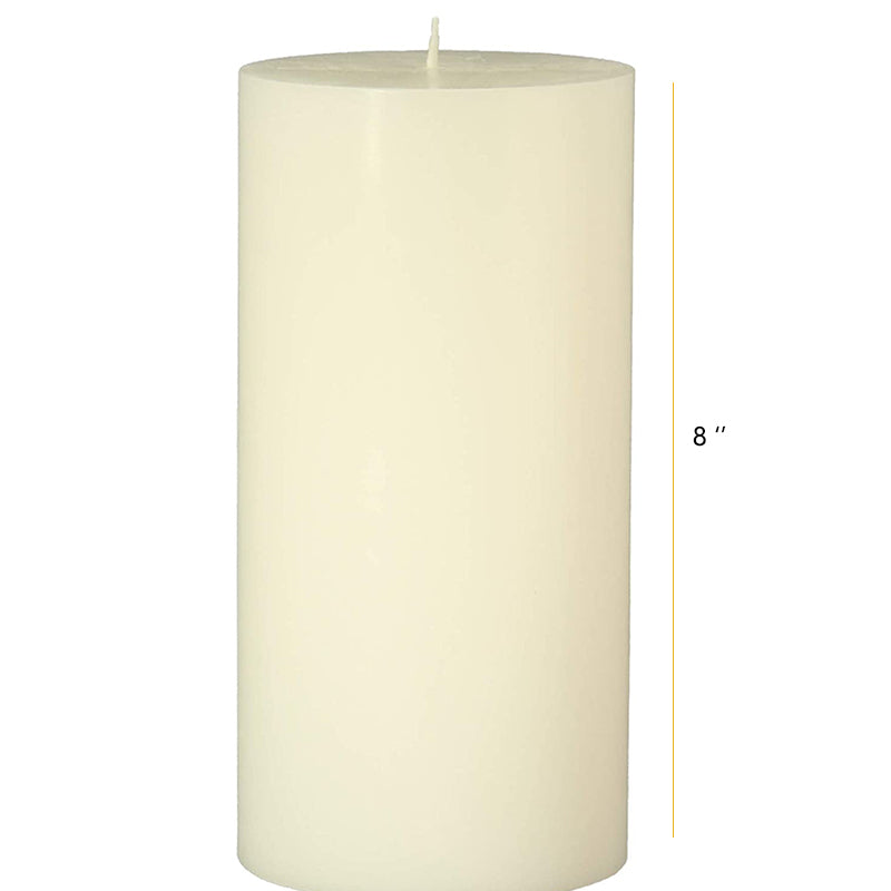 Pillar Candle 8 inch Unscented