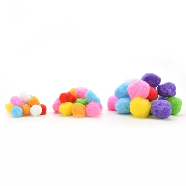 pom poms soft fluffy balls
