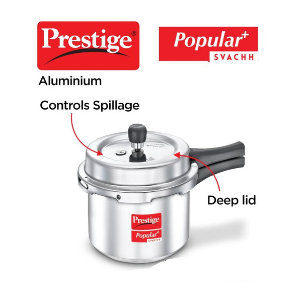 prestige aluminium pressure cooker