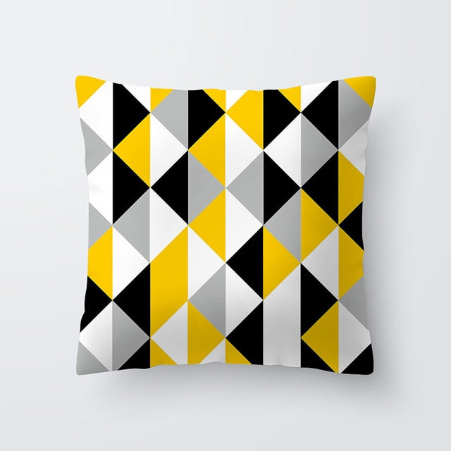Yellow Decorative Cushion Cover - bamagate-com