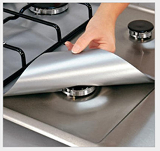 4pcs Reusable Gas Stove Burner Cover Protector - bamagate-com