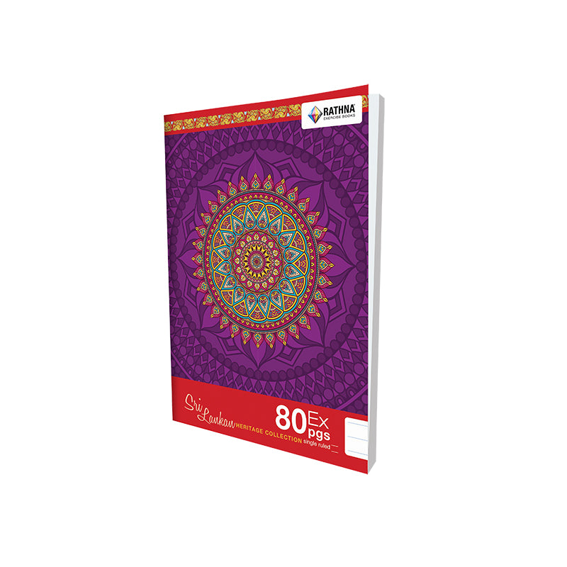 Rathna Exercise Book Single Ruled 80PGS
