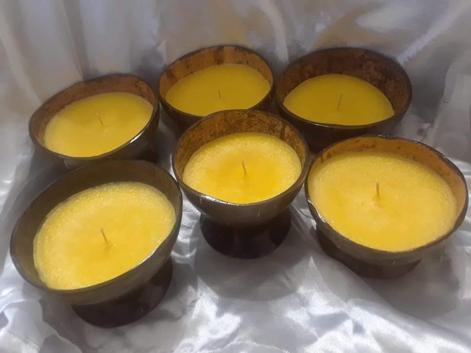 Coconut Shell Candle Sri Lanka Bamagate