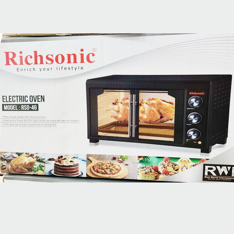 Oven Rischsonic Double Door Electric Oven RSO-46