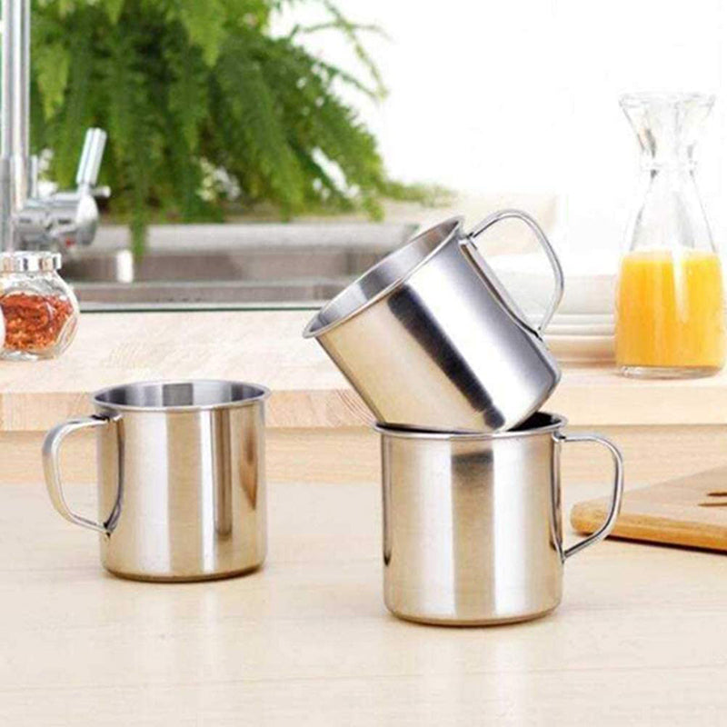 stainless steel drinking mug