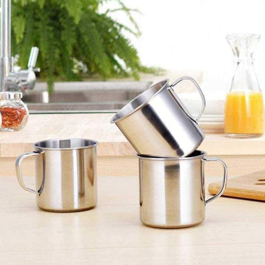 stainless steel drinking mug