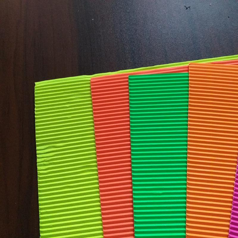 10 Pcs/lot A4 Thick Multicolor Strip Foam Paper For DIY Handcraft - Bamagate