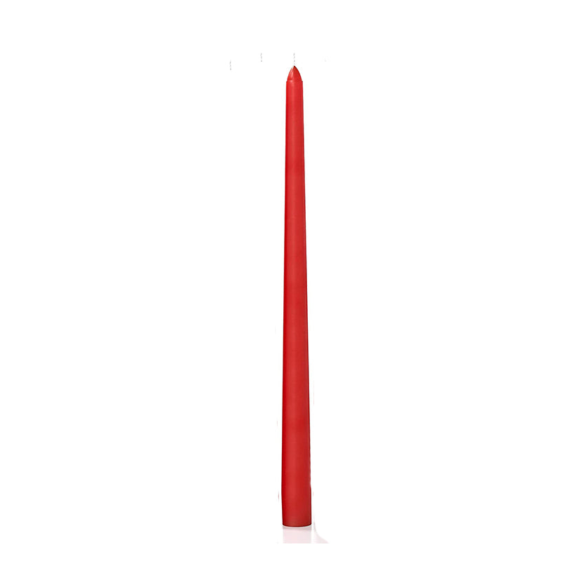Red Taper Candle 10" Unscented