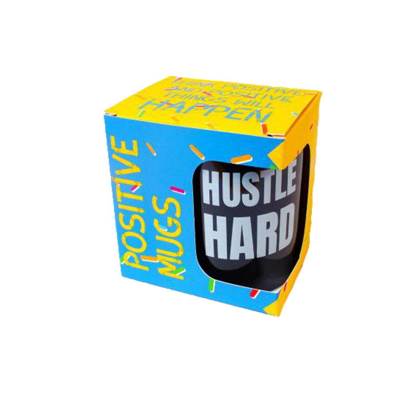 hustle hard ceramic coffee mug