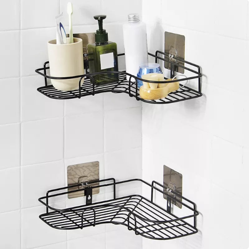 wall corner rack bathroom